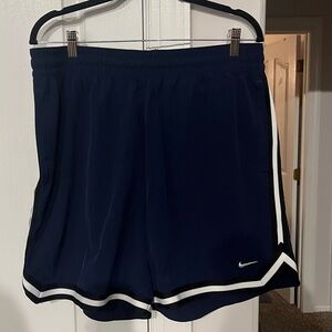 NWOT Nike DriFit navy blue athletic shorts Size XL